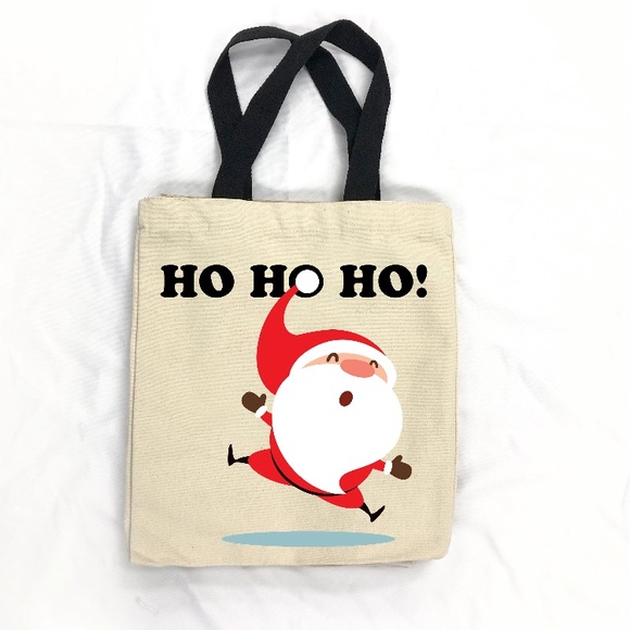 Personalized Santa Tote Bags - Picture 8 of 10